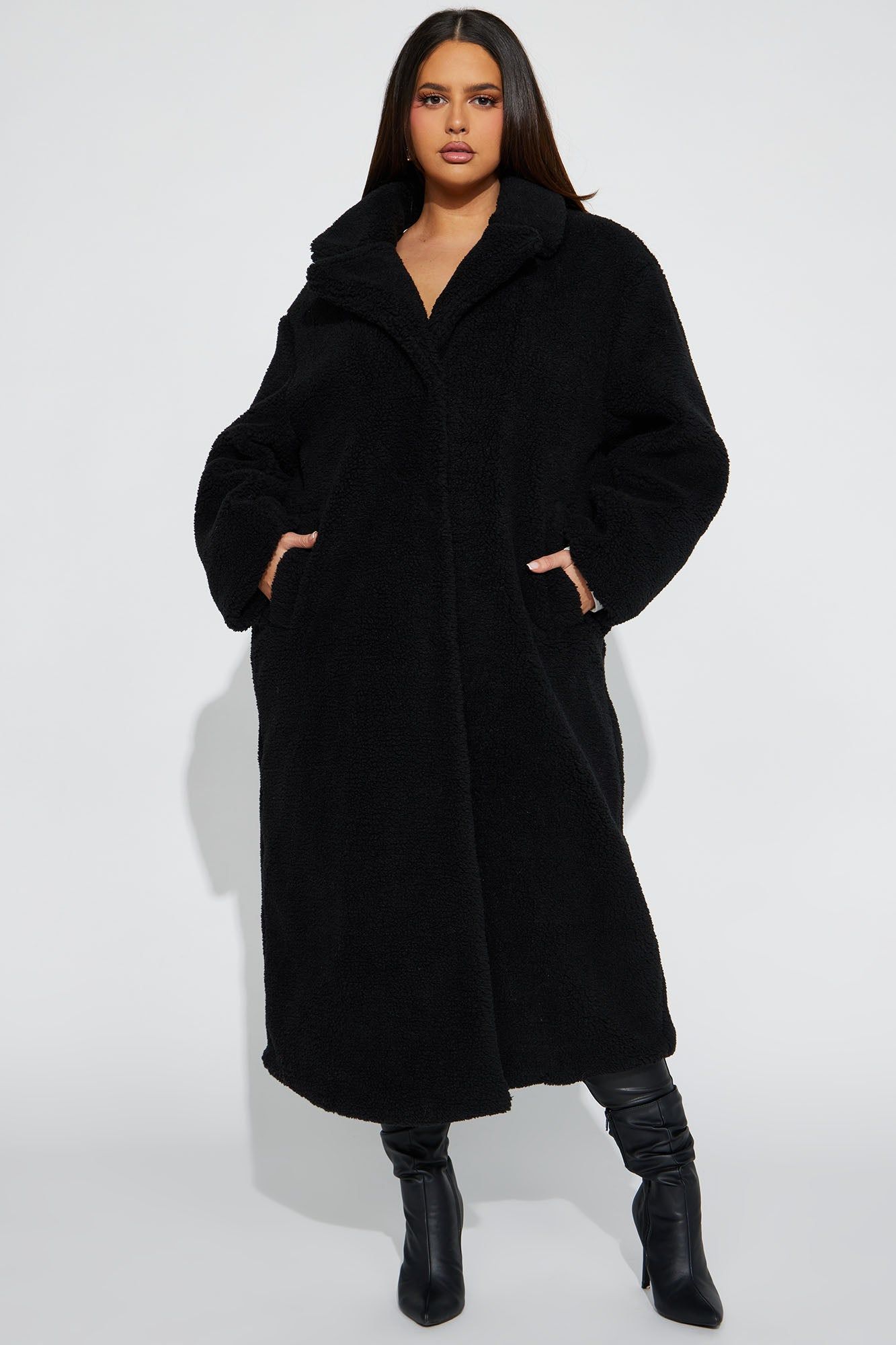 Out Of Sight Coat - Black sold by Fashion Nova product image thumbnail 5