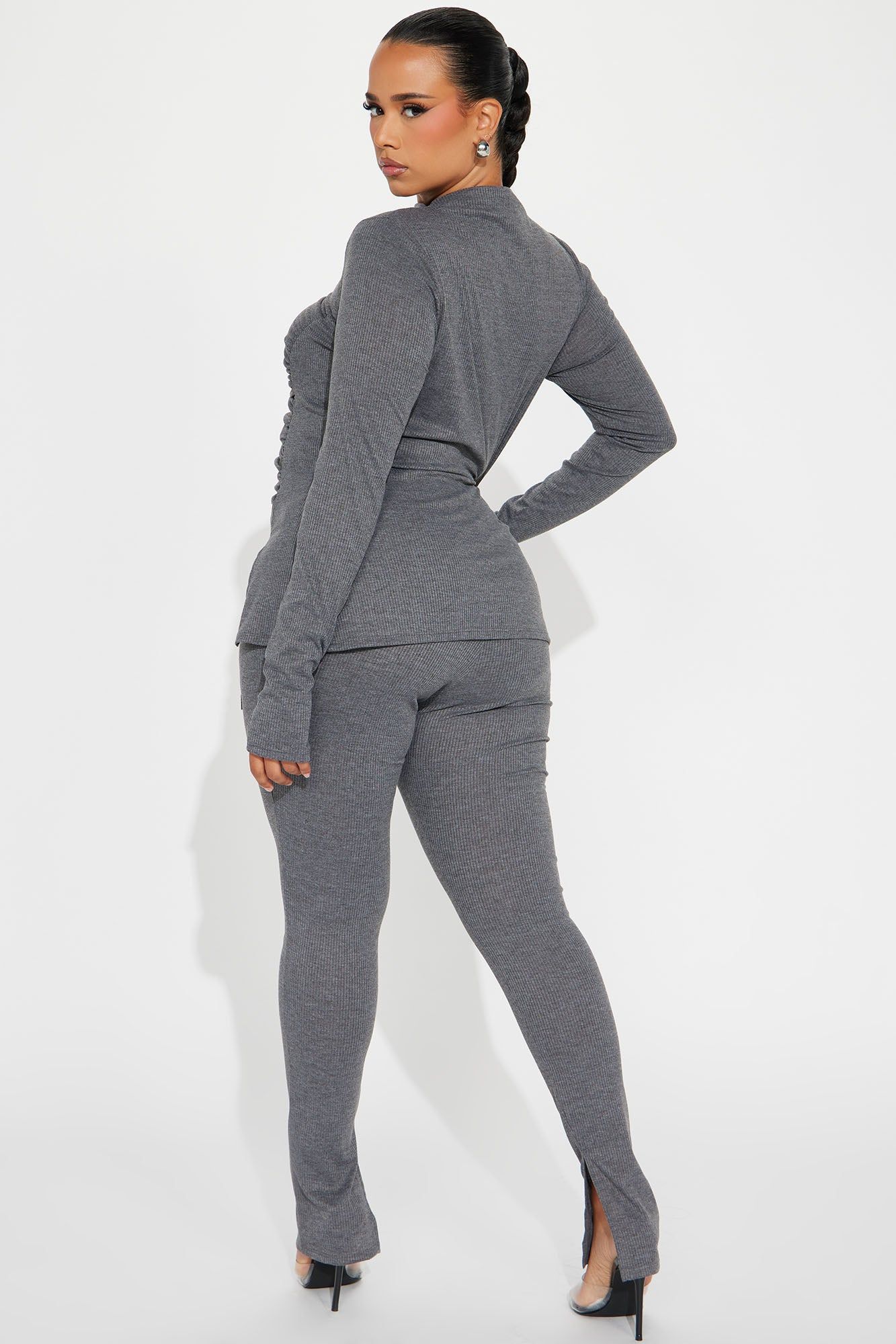 Miranda Legging Set - Charcoal sold by Fashion Nova product image thumbnail 6