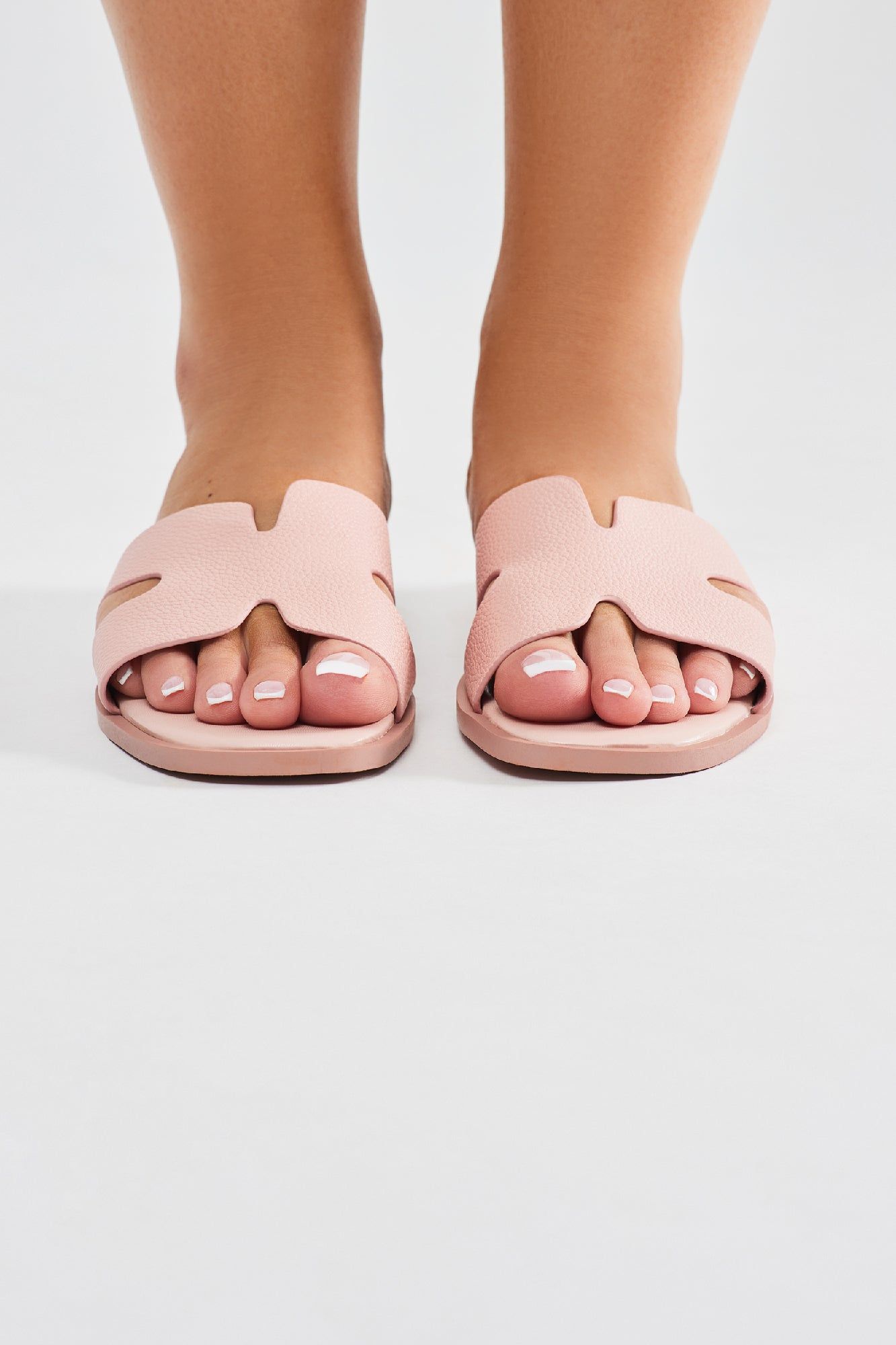 Cutting Ties Flat Sandals - Pink sold by Fashion Nova