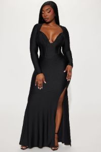 Royalty Maxi Dress - Black sold by Fashion Nova