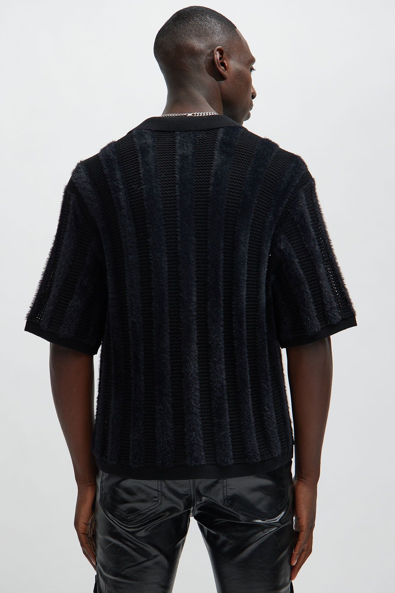 Eldon Fur Textured Shirt - Black sold by Fashion Nova product image thumbnail 4