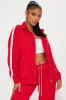 Lucca Oversized Track Pant Set - Red sold by Fashion Nova
