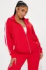Lucca Oversized Track Pant Set - Red sold by Fashion Nova