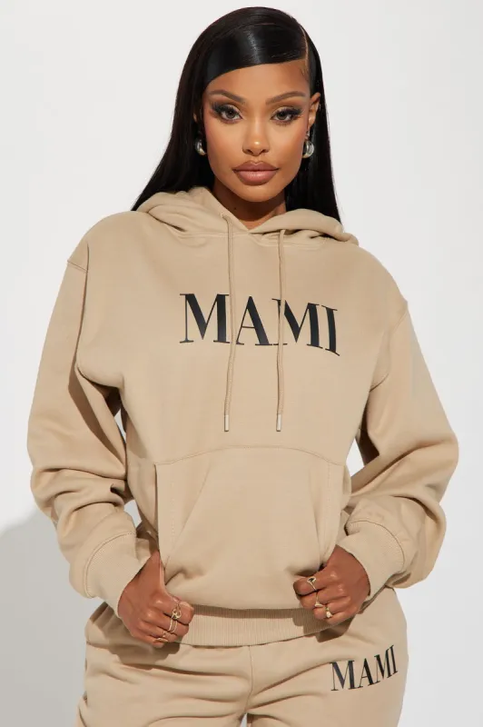 Family Goals Women's Mami Hoodie - Taupe made by Fashion Nova