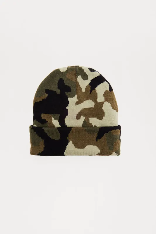 Can't Hide It Beanie - Camouflage sold by Fashion Nova