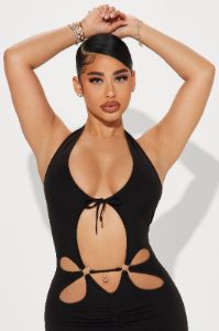 Ibiza Summer Maxi Dress - Black sold by Fashion Nova
