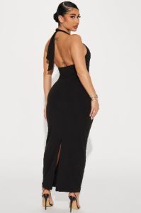 Ibiza Summer Maxi Dress - Black sold by Fashion Nova