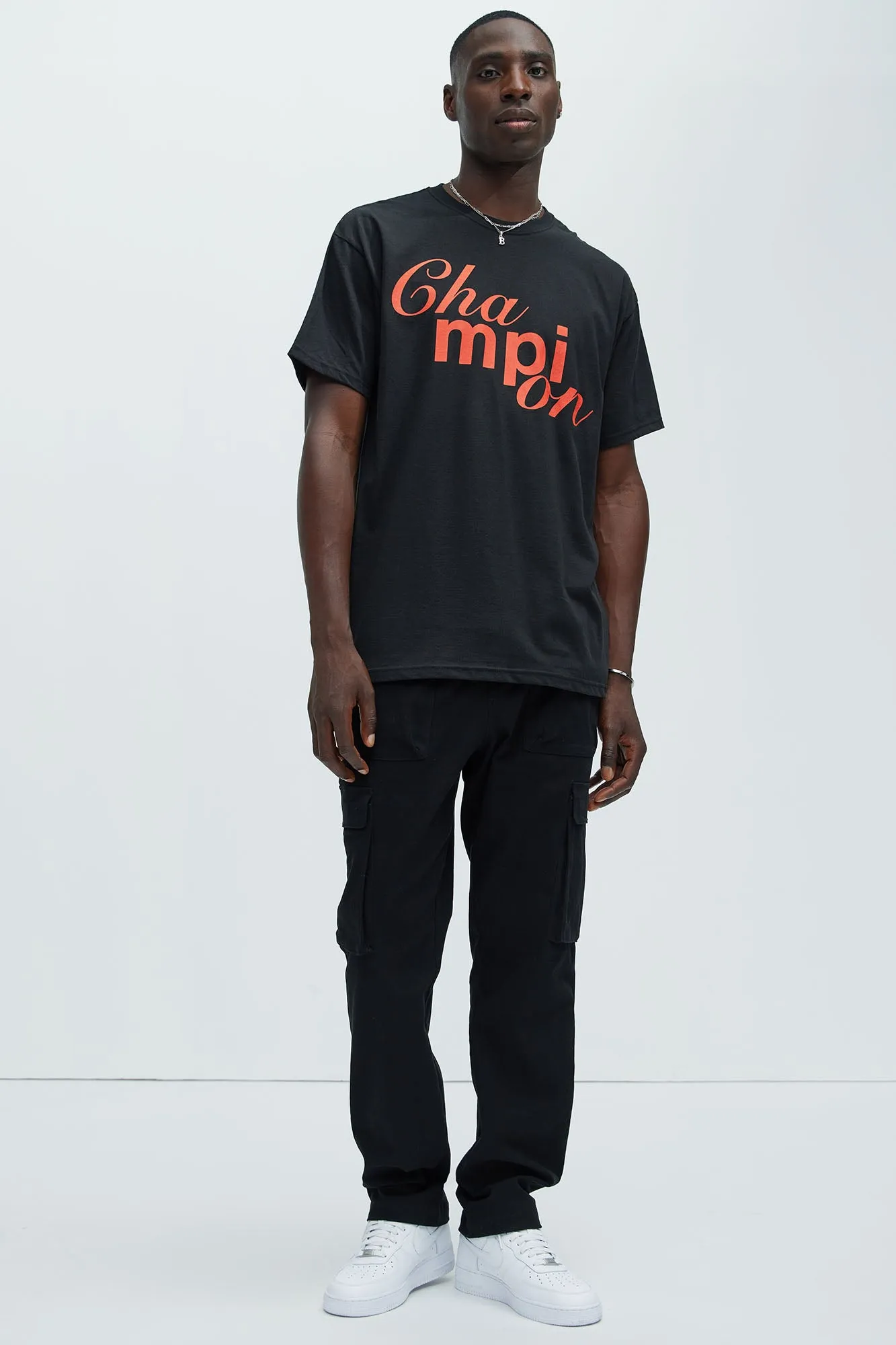Champion Short Sleeve Tee - Black sold by Fashion Nova product image thumbnail 3