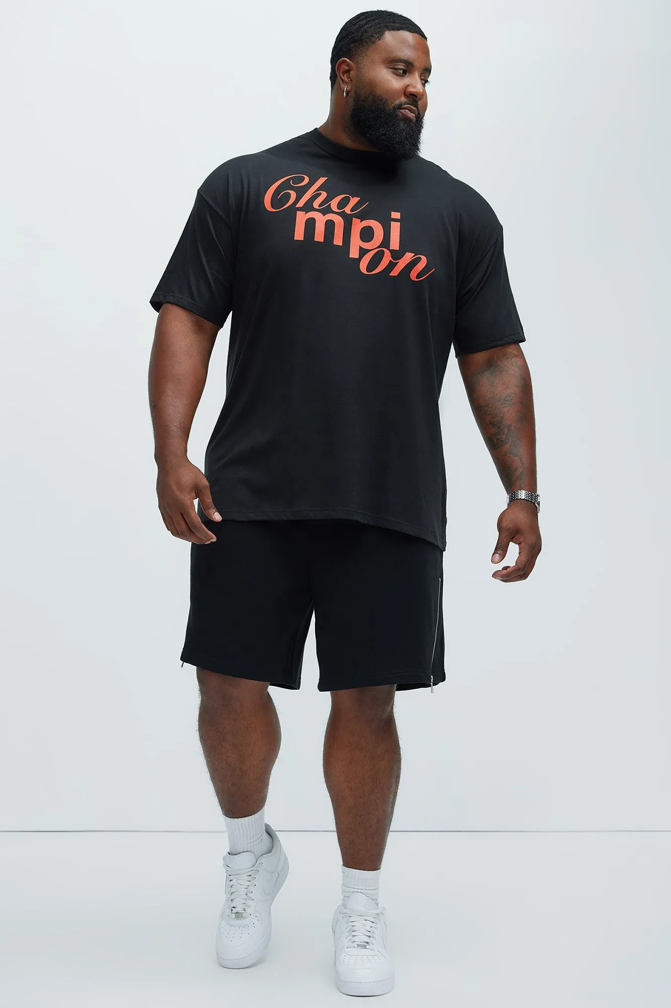 Champion Short Sleeve Tee - Black sold by Fashion Nova product image thumbnail 5