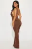 Looking For You Faux Suede Jumpsuit - Brown sold by Fashion Nova