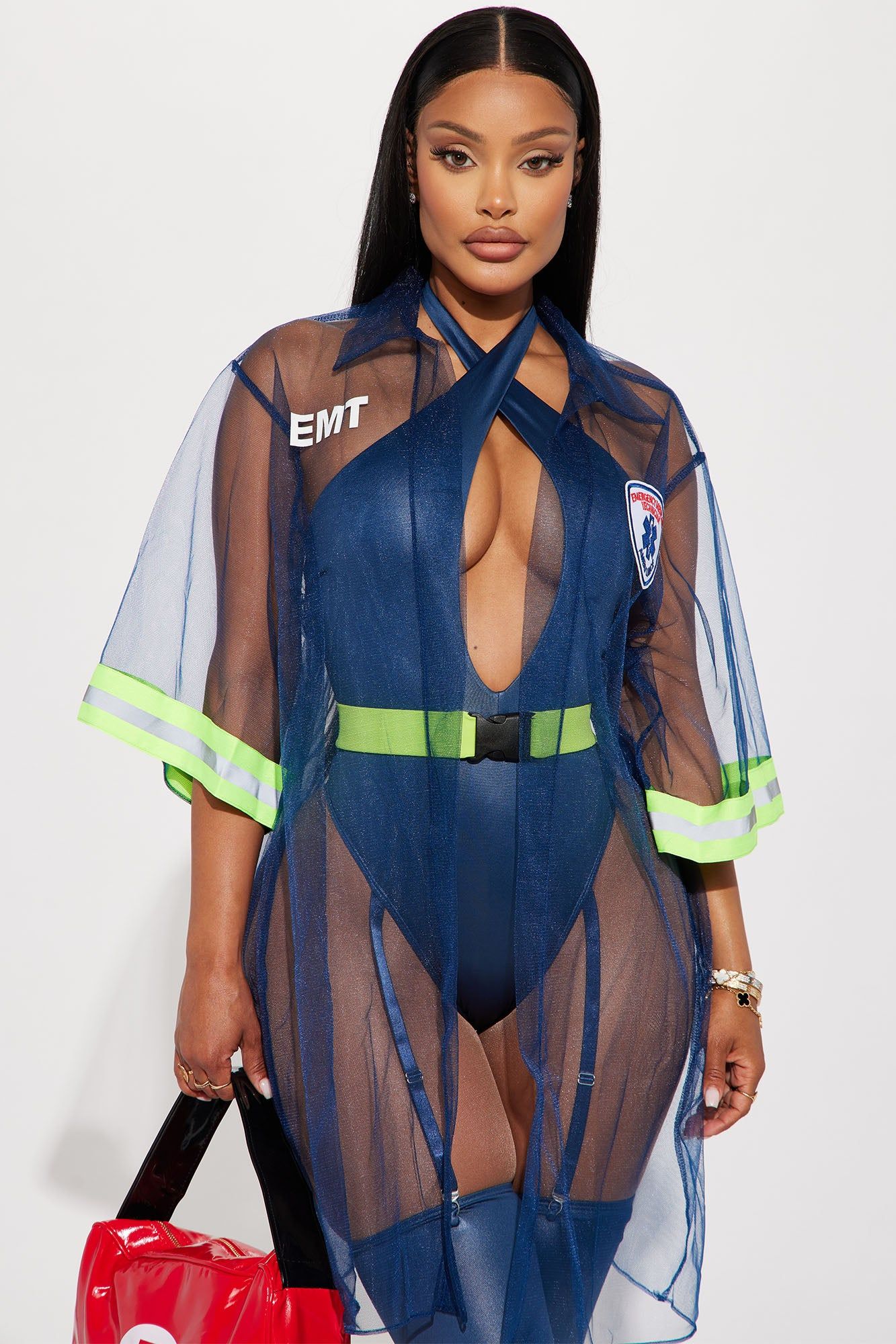 What's The Emergency EMT 5 Piece Costume Set - Blue sold by Fashion Nova product image thumbnail 2