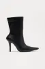 Angelina Heeled Booties - Black sold by Fashion Nova
