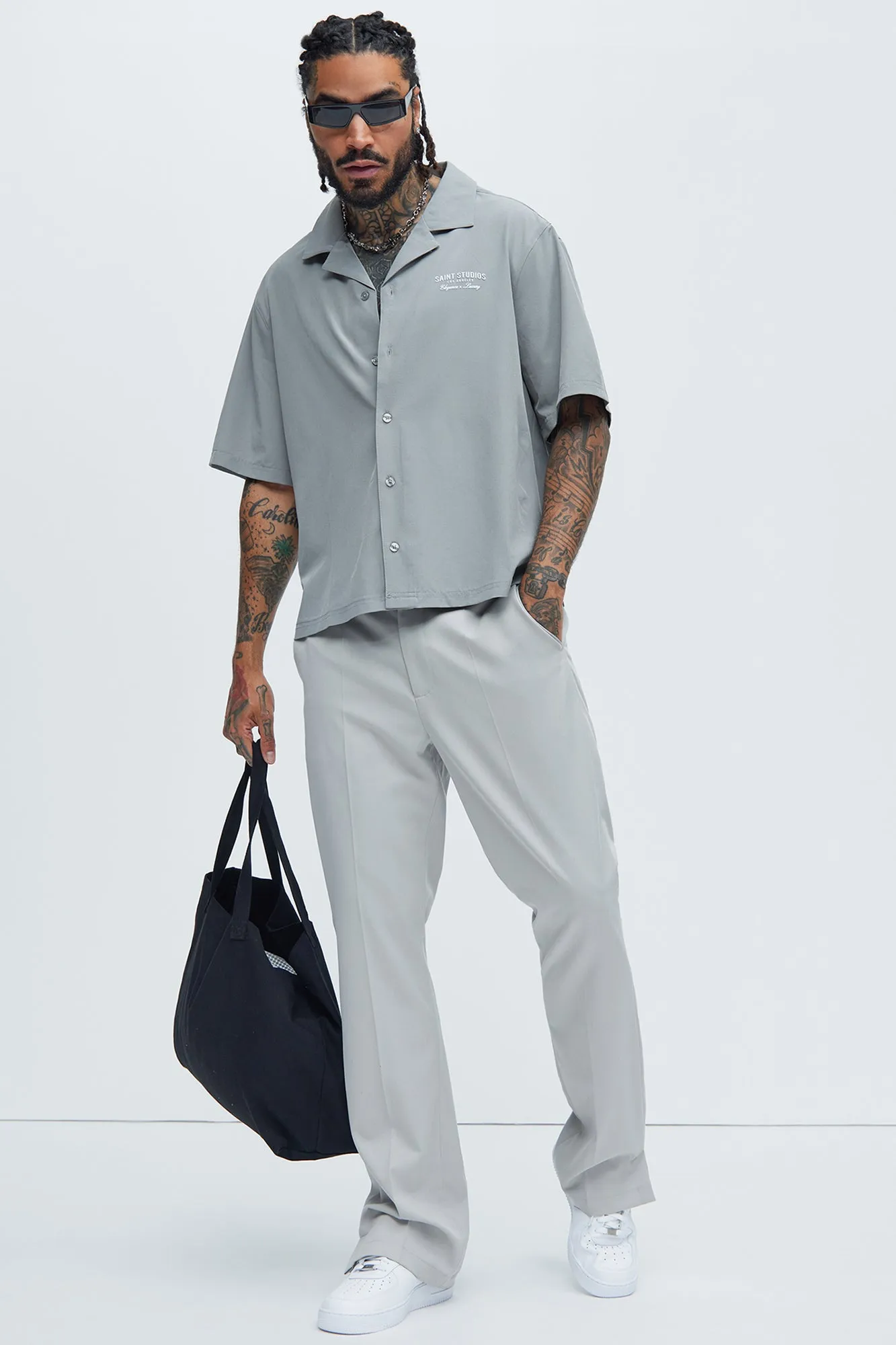 Saints Graphic Shirt - Grey sold by Fashion Nova product image thumbnail 2