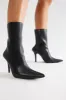 Angelina Heeled Booties - Black sold by Fashion Nova
