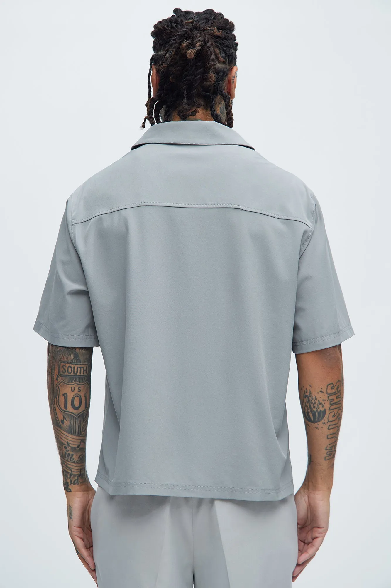 Saints Graphic Shirt - Grey sold by Fashion Nova product image thumbnail 4