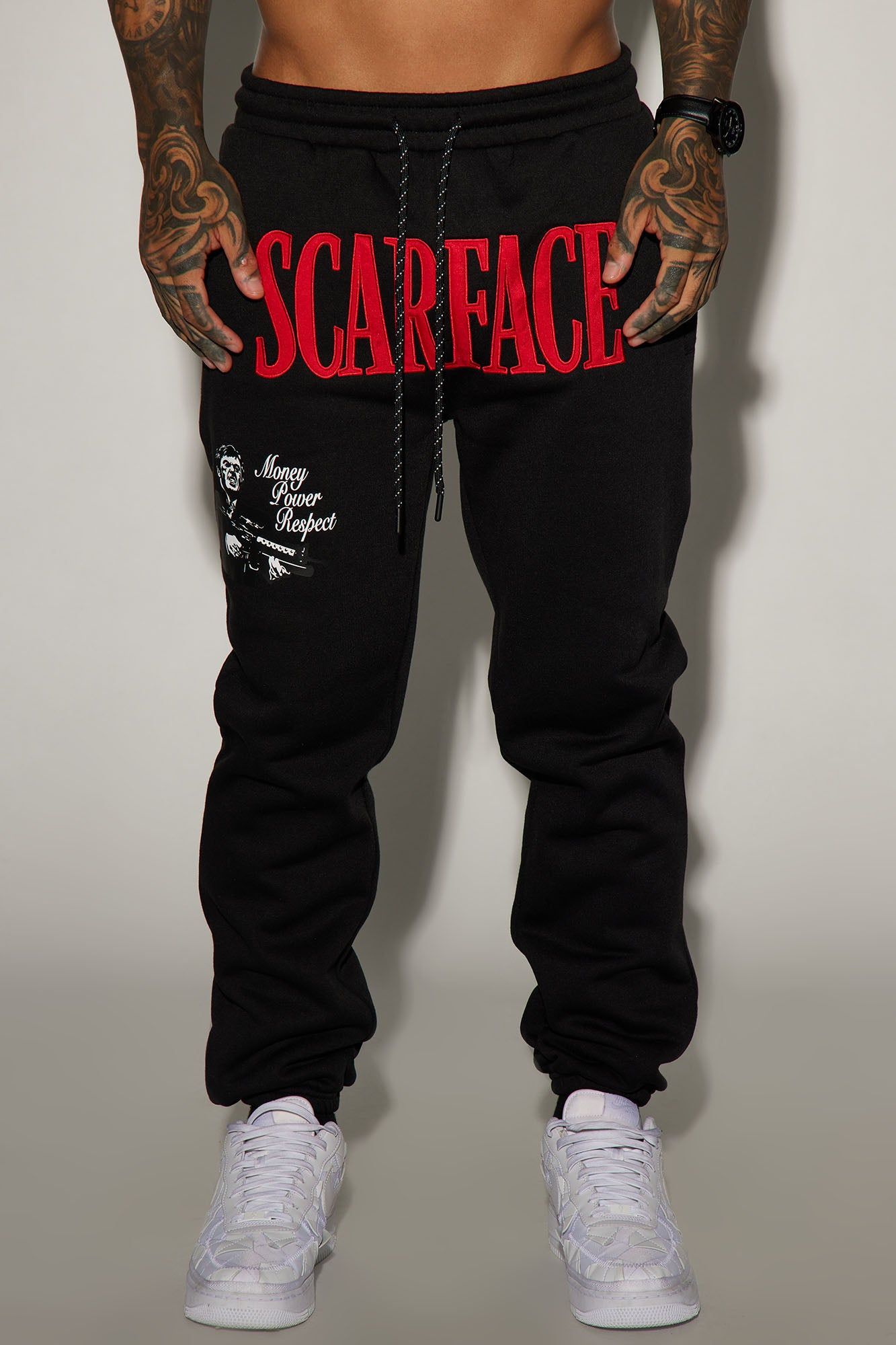 Scarface Money Power Respect Jogger - Black sold by Fashion Nova product image thumbnail 3