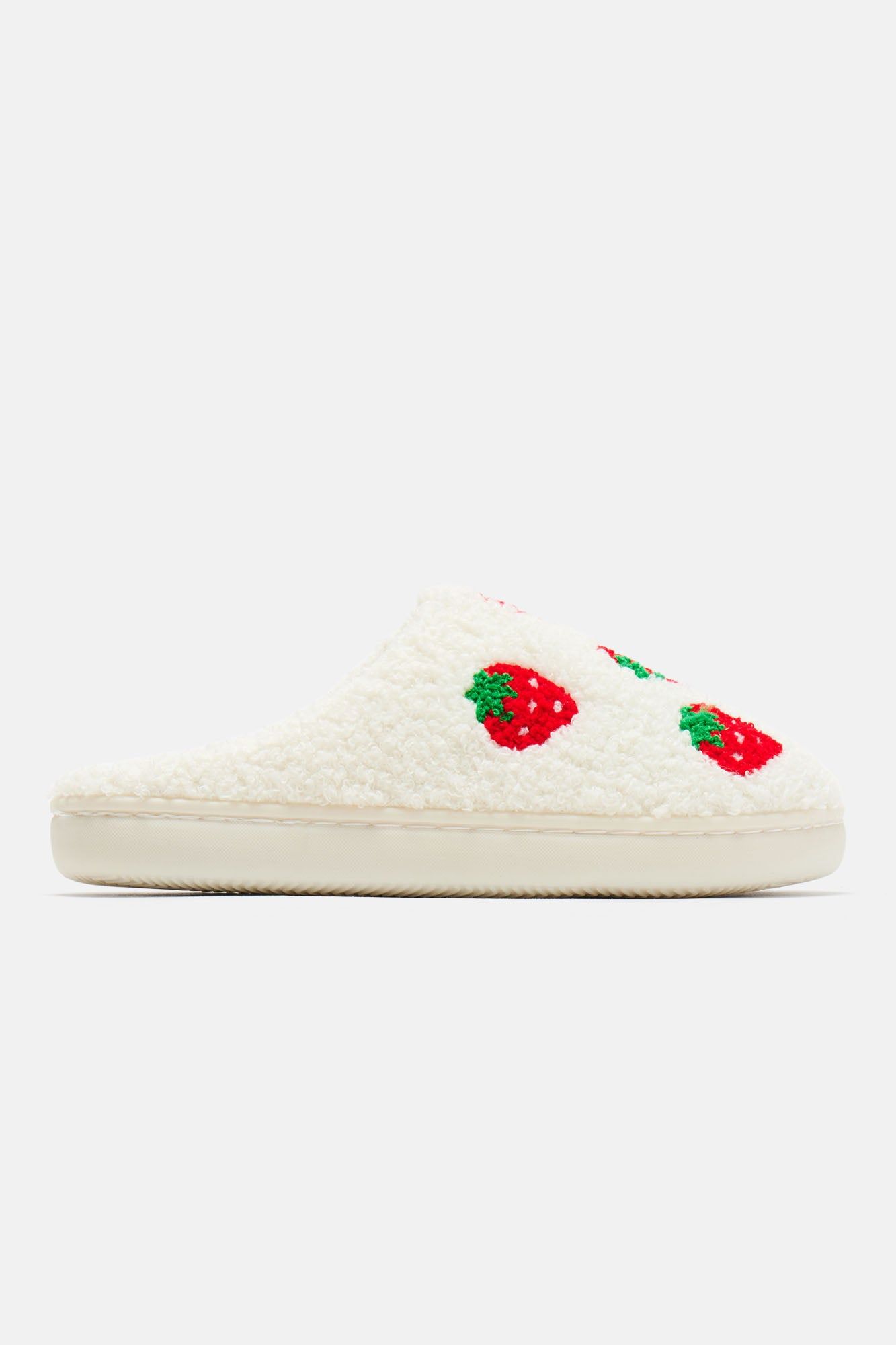Strawberry Cutie Slippers - Ivory sold by Fashion Nova product image thumbnail 4