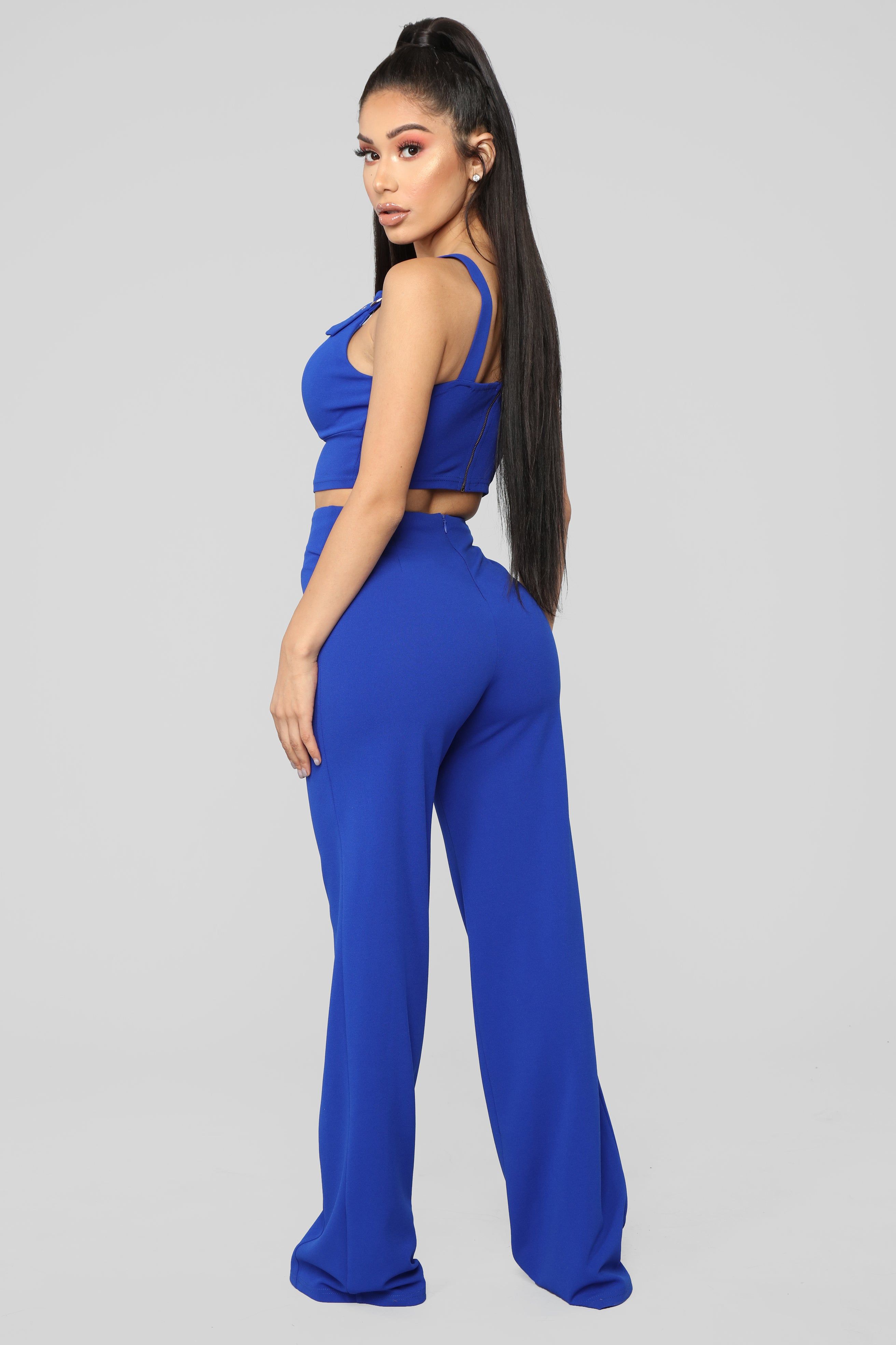 Boss Appeal Pant Set - Royal sold by Fashion Nova product image thumbnail 5