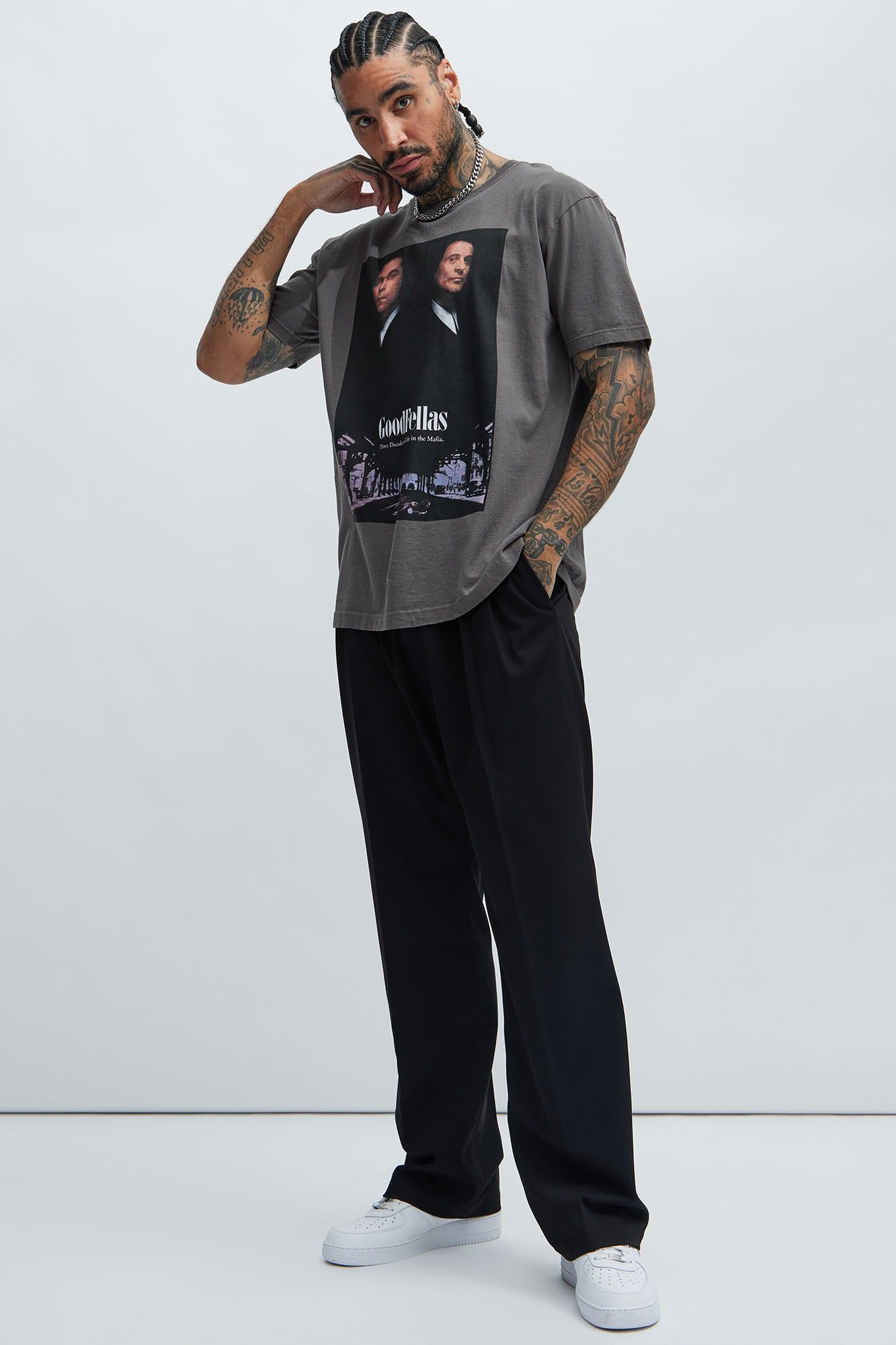 GoodFellas Oversized Short Sleeve Tee - Black sold by Fashion Nova product image thumbnail 2