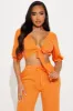Breezy Nights Linen Swim 2 Piece Cover Up - Orange sold by Fashion Nova