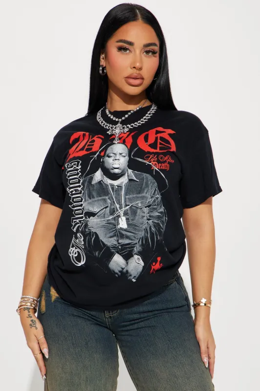 Biggie The Notorious Graphic Tee - Black Wash sold by Fashion Nova