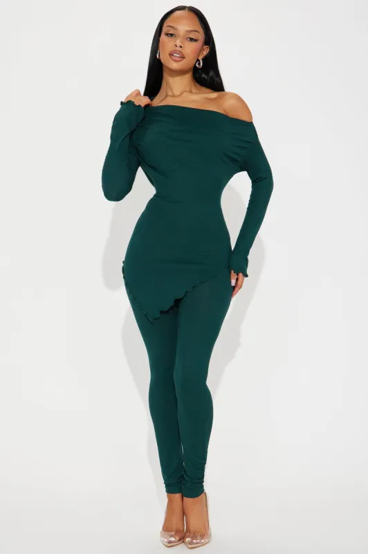 Mya Legging Set - Hunter made by Fashion Nova