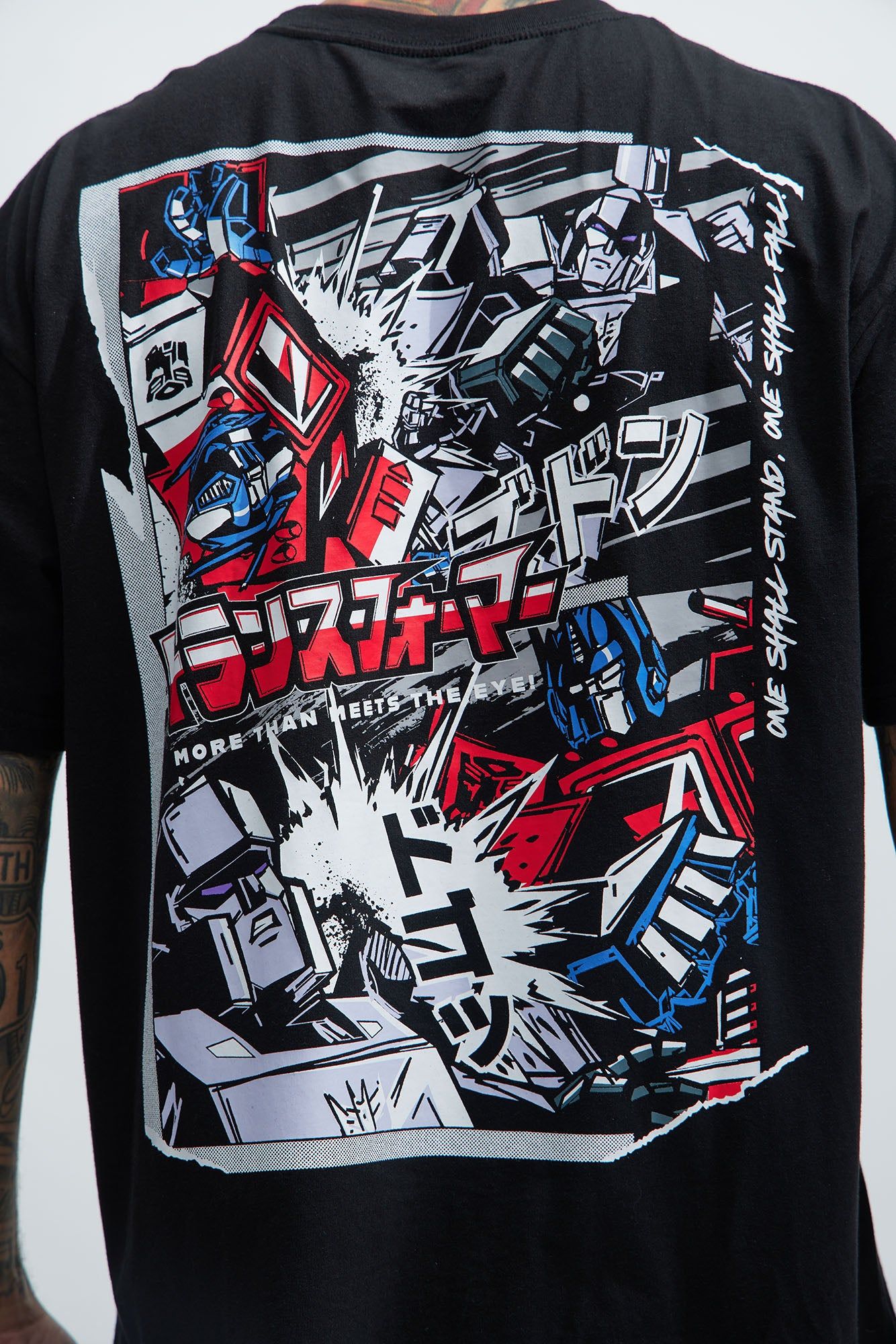 Transformers More Than Meets The Eye Oversized Short Sleeve Tee - Black sold by Fashion Nova product image thumbnail 3