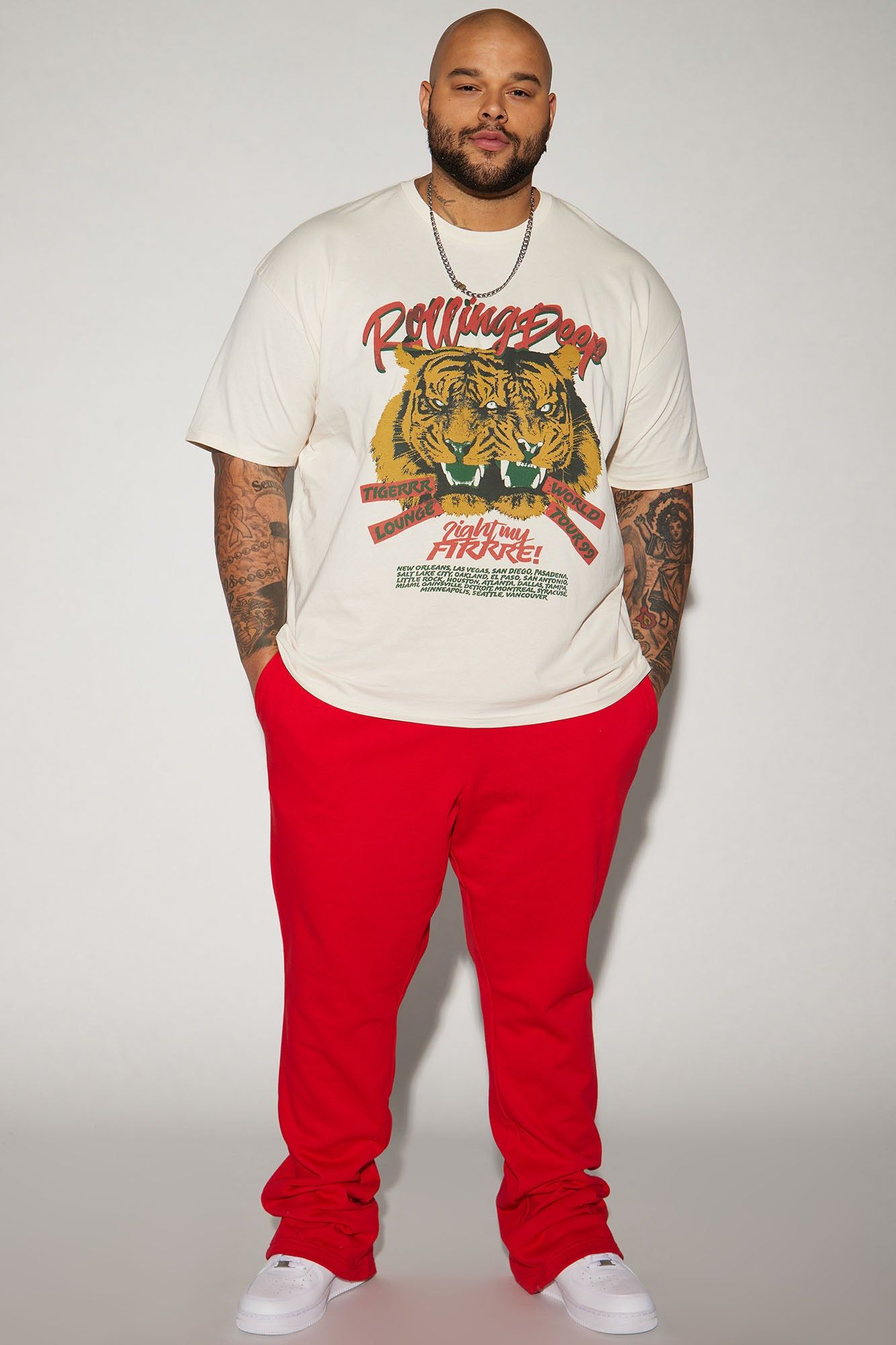 Rolling Short Sleeve Tee - Off White sold by Fashion Nova product image thumbnail 5