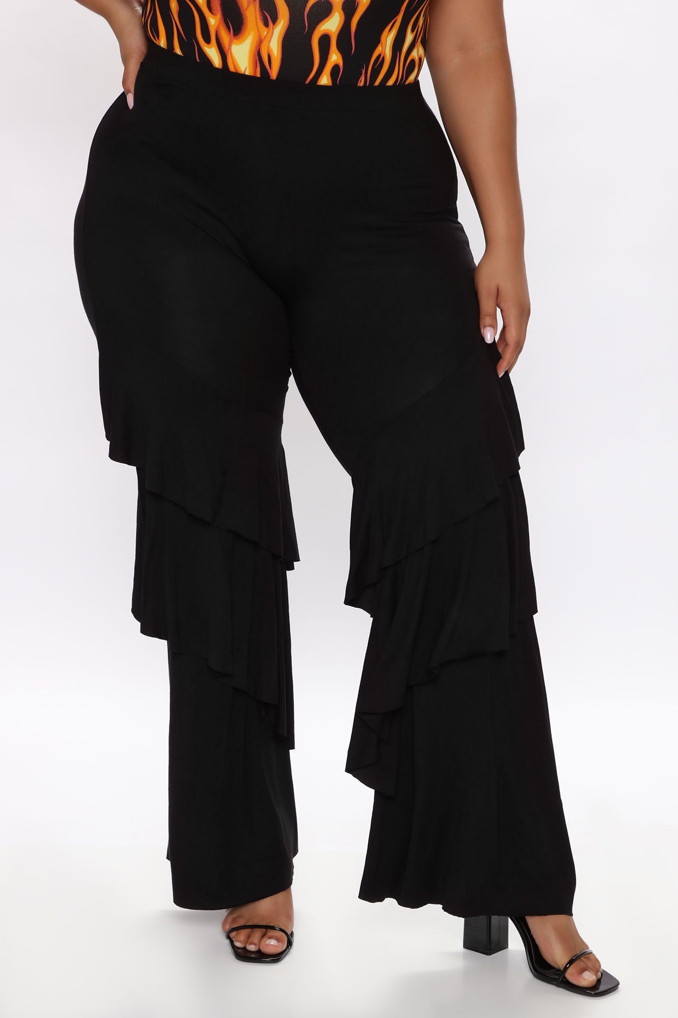 Use Your Imagination Flare Pant - Black sold by Fashion Nova