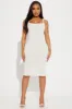 Anastasia Ribbed Midi Dress - Cream sold by Fashion Nova