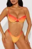 Kalena Underwire 2 Piece Bikini - Orange/combo sold by Fashion Nova