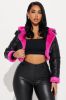 Better Than Your Next Convertible Trench Coat - Black/Pink sold by Fashion Nova