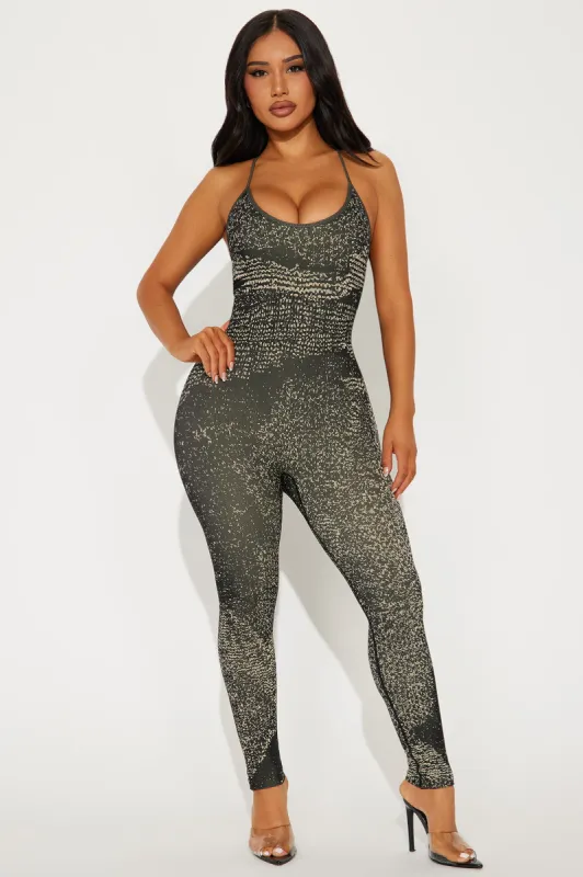 Get Right Active Jumpsuit - Black/combo sold by Fashion Nova