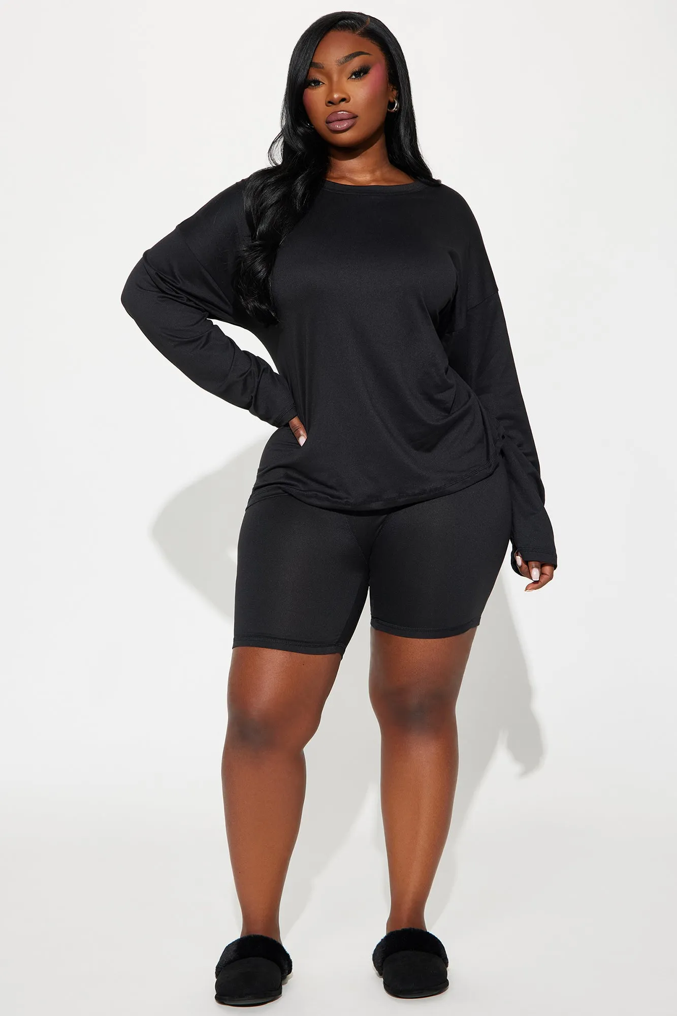 Me And You PJ Boxer Short Set - Black sold by Fashion Nova product image thumbnail 5