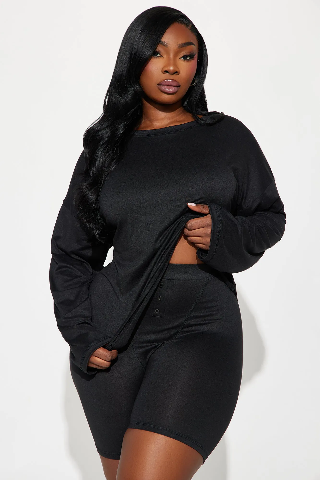 Me And You PJ Boxer Short Set - Black sold by Fashion Nova product image thumbnail 4