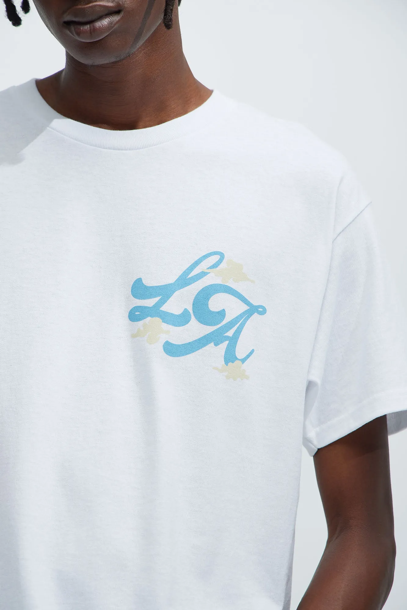 Angels City Short Sleeve Tee - White sold by Fashion Nova product image thumbnail 3