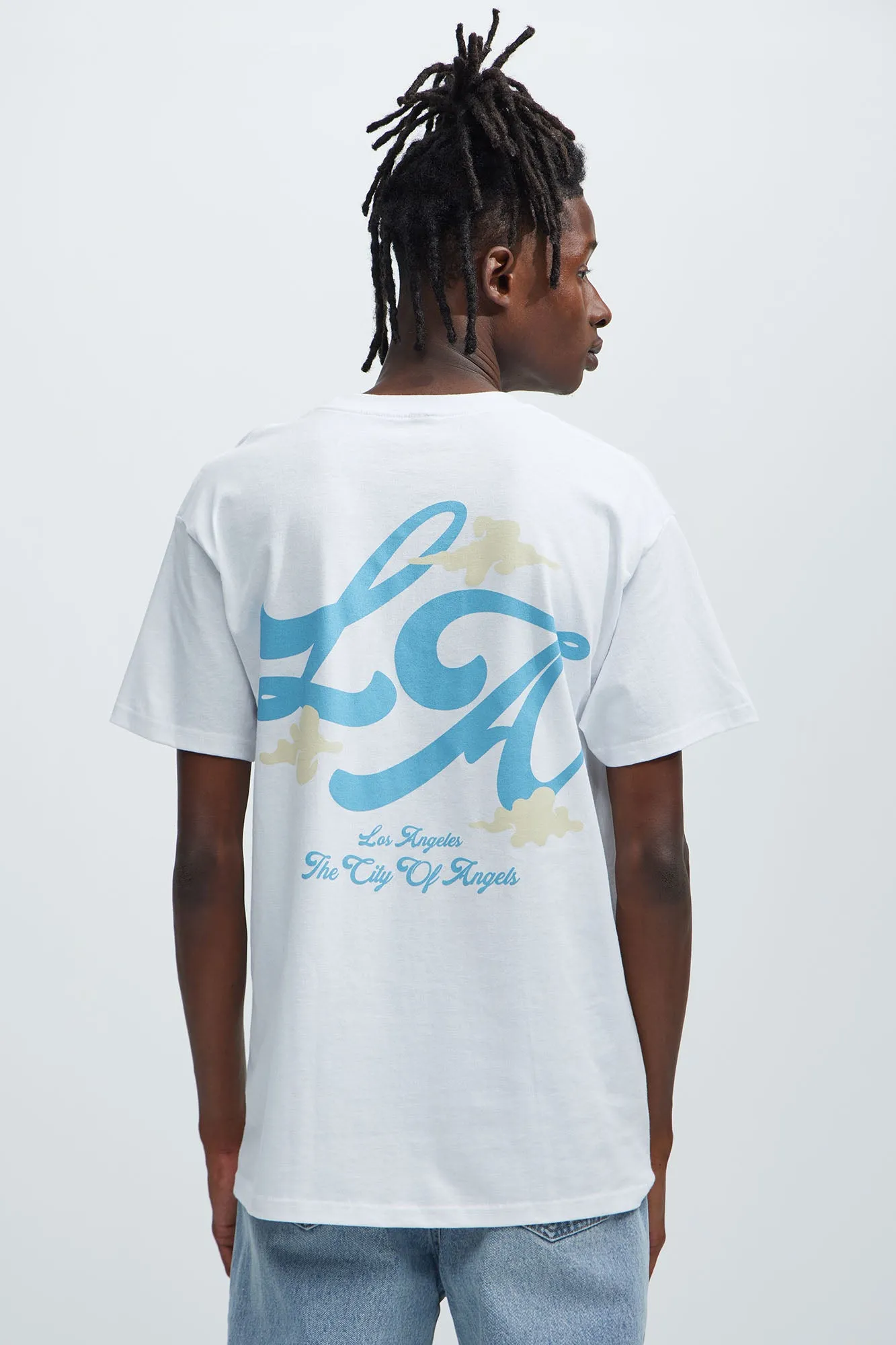 Angels City Short Sleeve Tee - White sold by Fashion Nova product image thumbnail 4