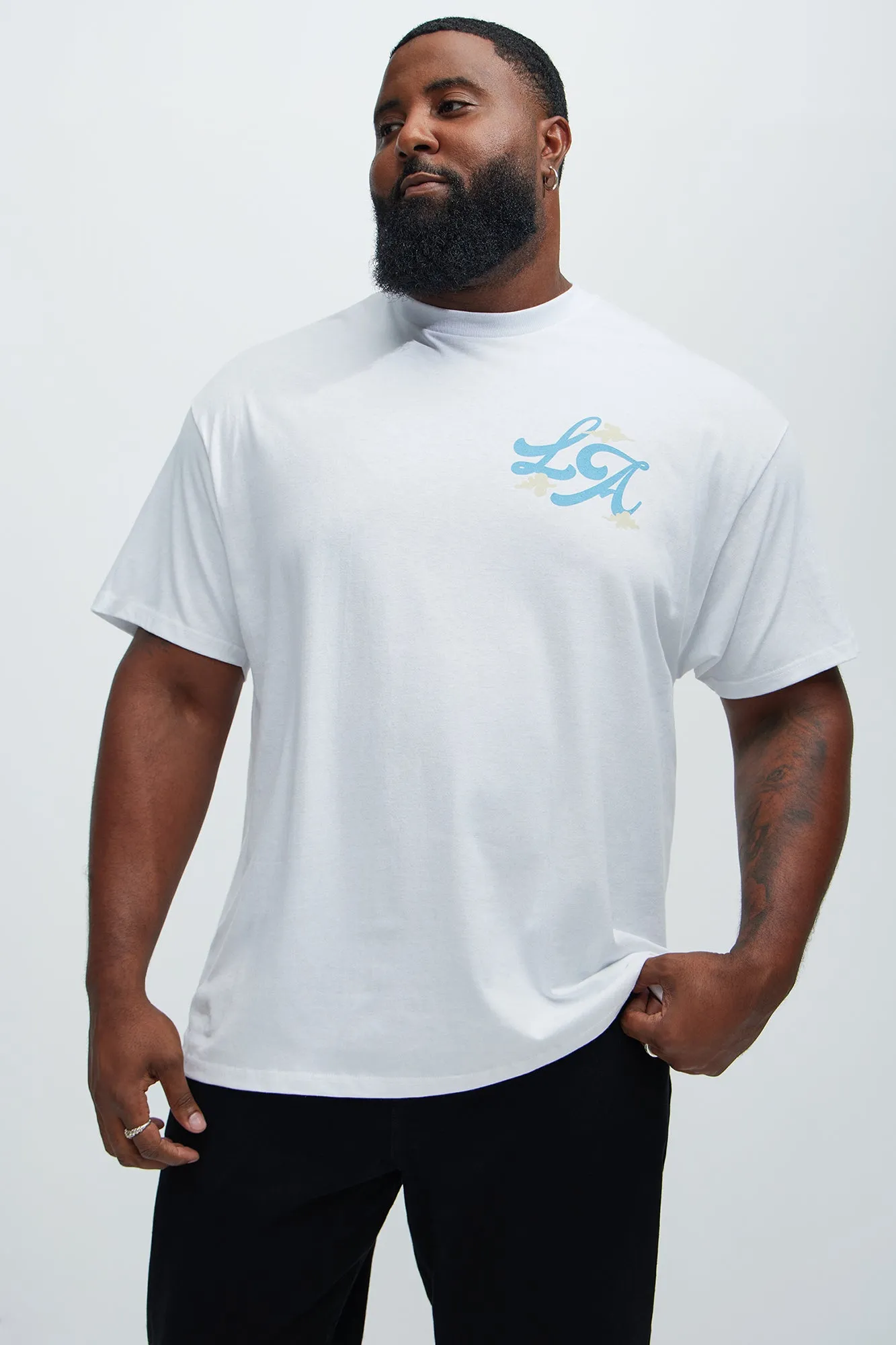 Angels City Short Sleeve Tee - White sold by Fashion Nova product image thumbnail 5