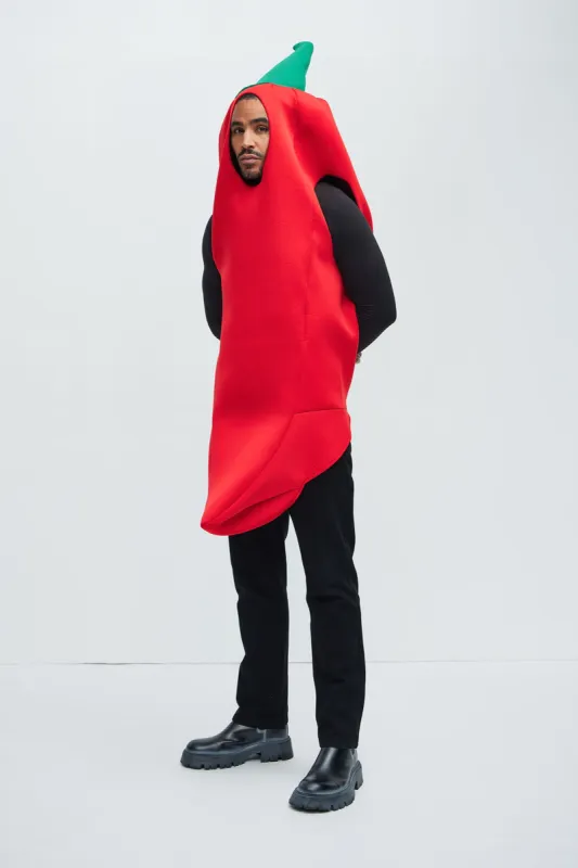Chili Pepper 1 Piece Tunic Costume - Red sold by Fashion Nova