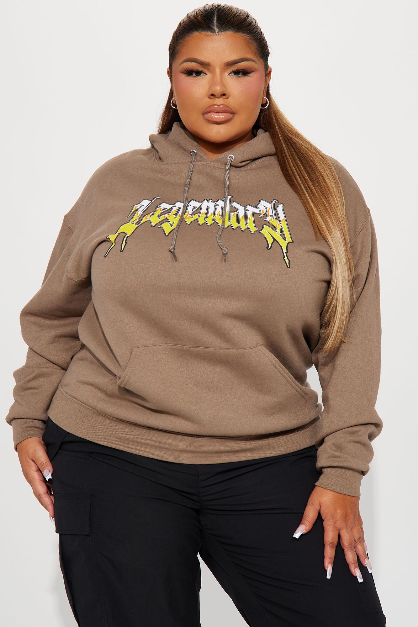 Paving A Legacy Hoodie - Taupe sold by Fashion Nova product image thumbnail 5
