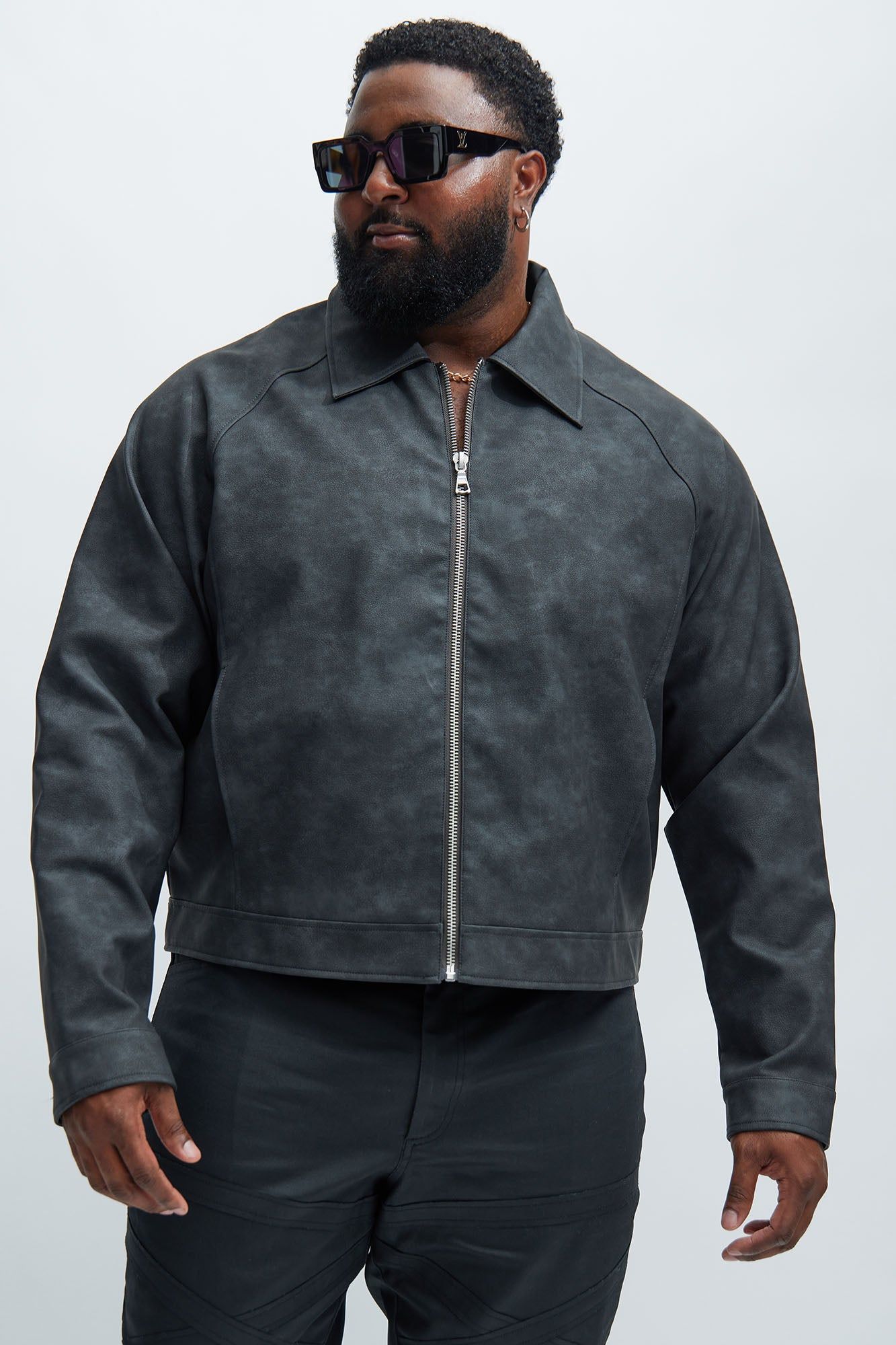 Hailwood Faux Leather Cropped Jacket - Black sold by Fashion Nova product image thumbnail 5