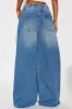 Straight To It Wide Leg Jeans - Medium Wash sold by Fashion Nova