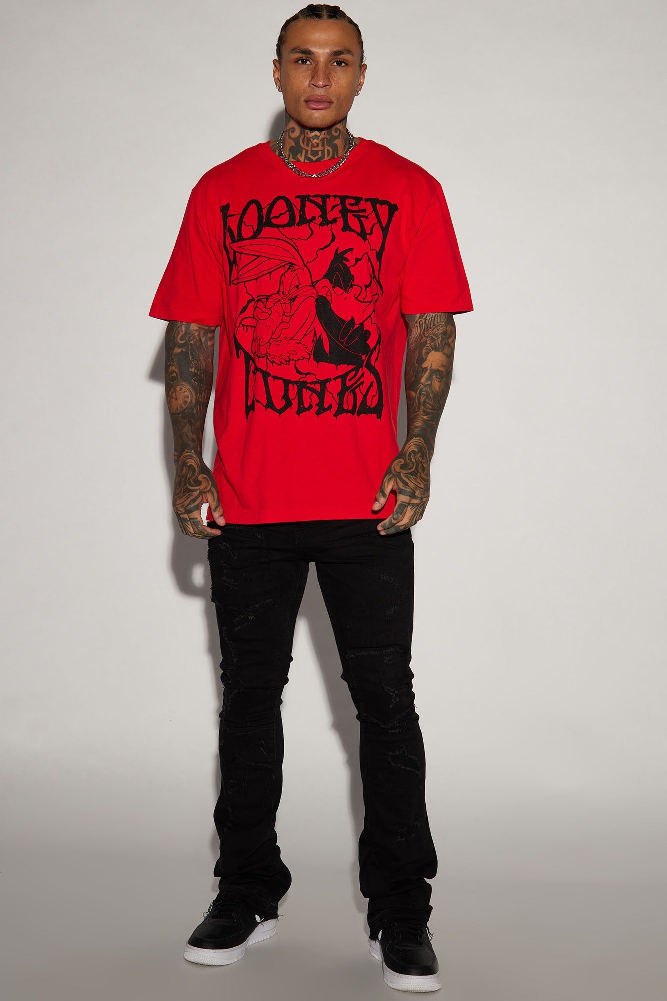Looney Tunes Short Sleeve Tee - Red sold by Fashion Nova product image thumbnail 2