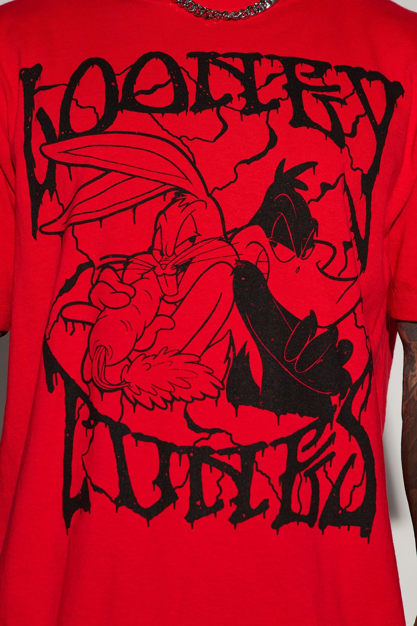Looney Tunes Short Sleeve Tee - Red sold by Fashion Nova product image thumbnail 3