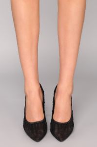 Nothing Left To See Pump - Black sold by Fashion Nova