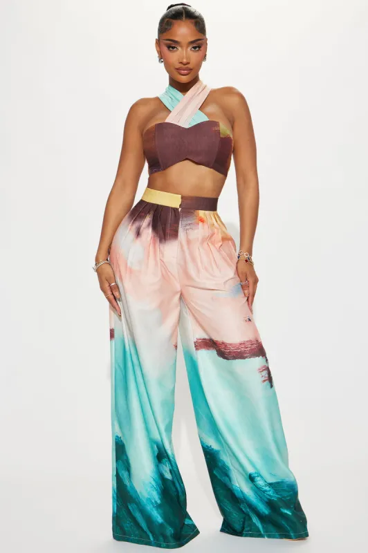 Tropical Behavior Pant Set - Multi Color sold by Fashion Nova