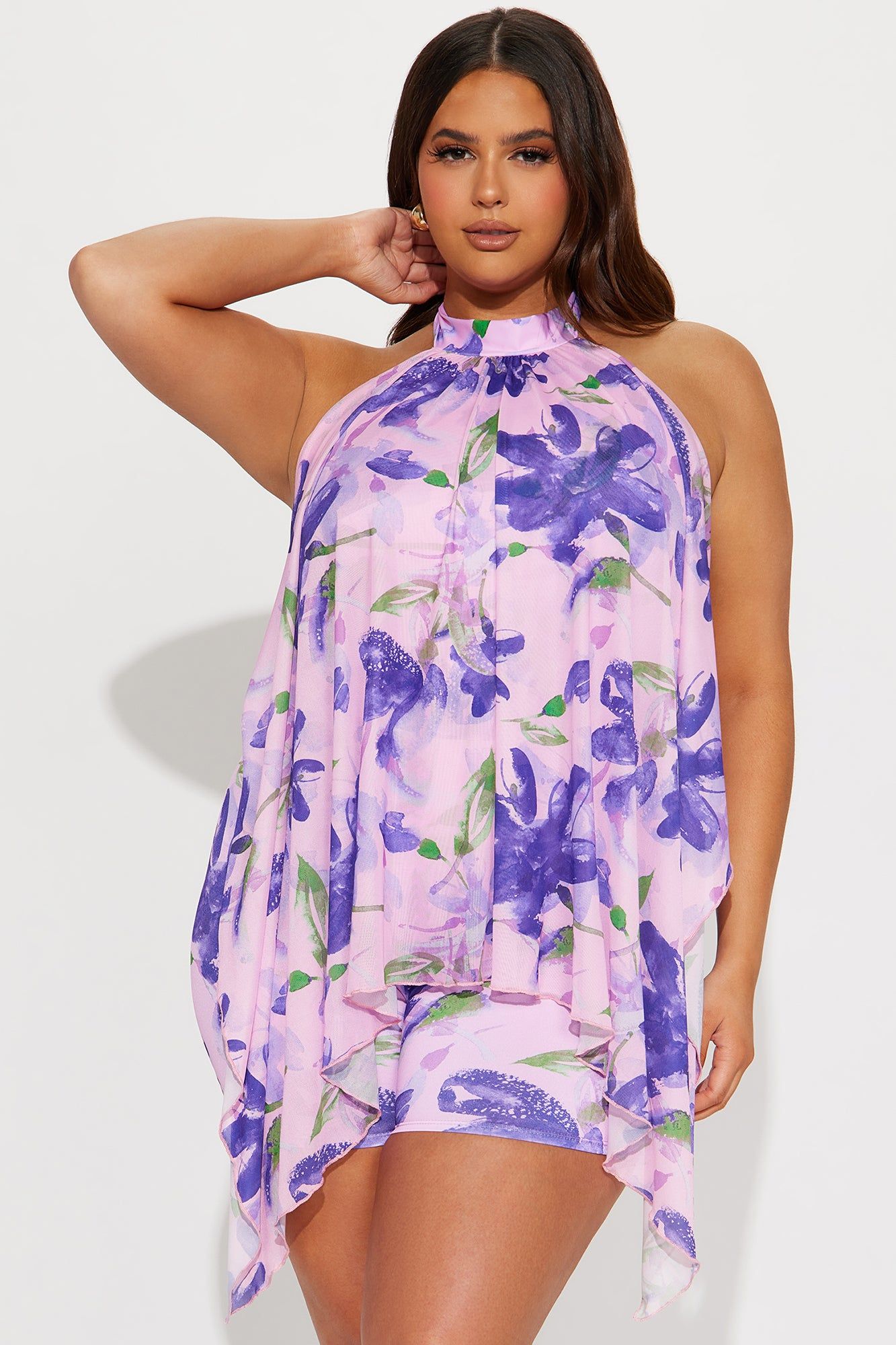 Vittoria Romper - Pink/combo sold by Fashion Nova product image thumbnail 5