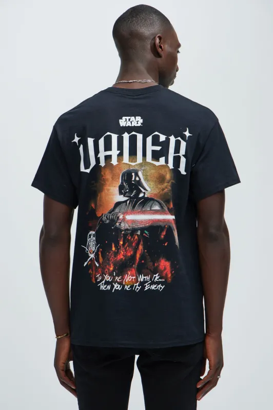 Star Wars Darth Vader Requiem Short Sleeve Tee - Black sold by Fashion Nova