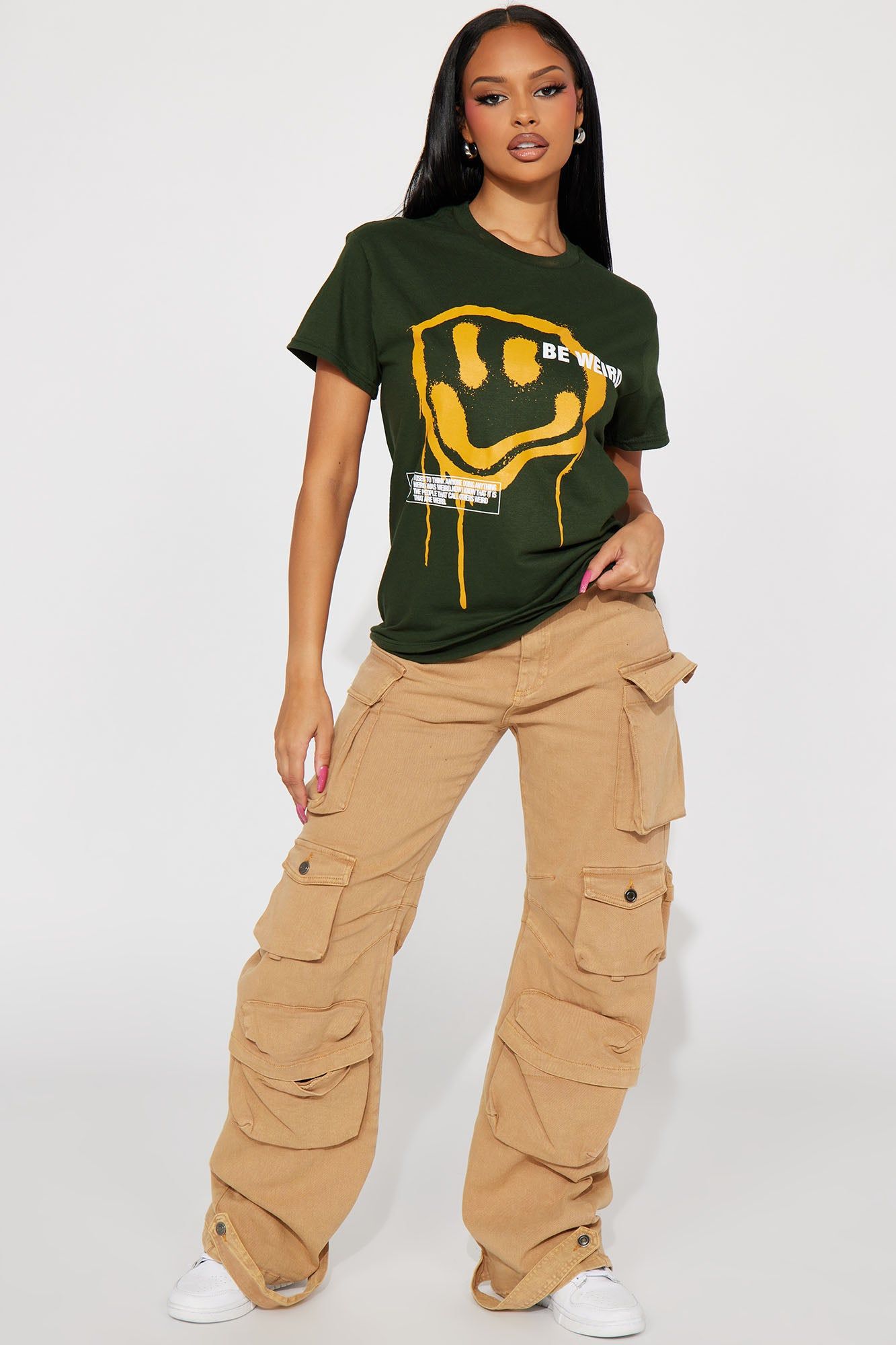 Be Weird Graphic Tee - Hunter sold by Fashion Nova product image thumbnail 2