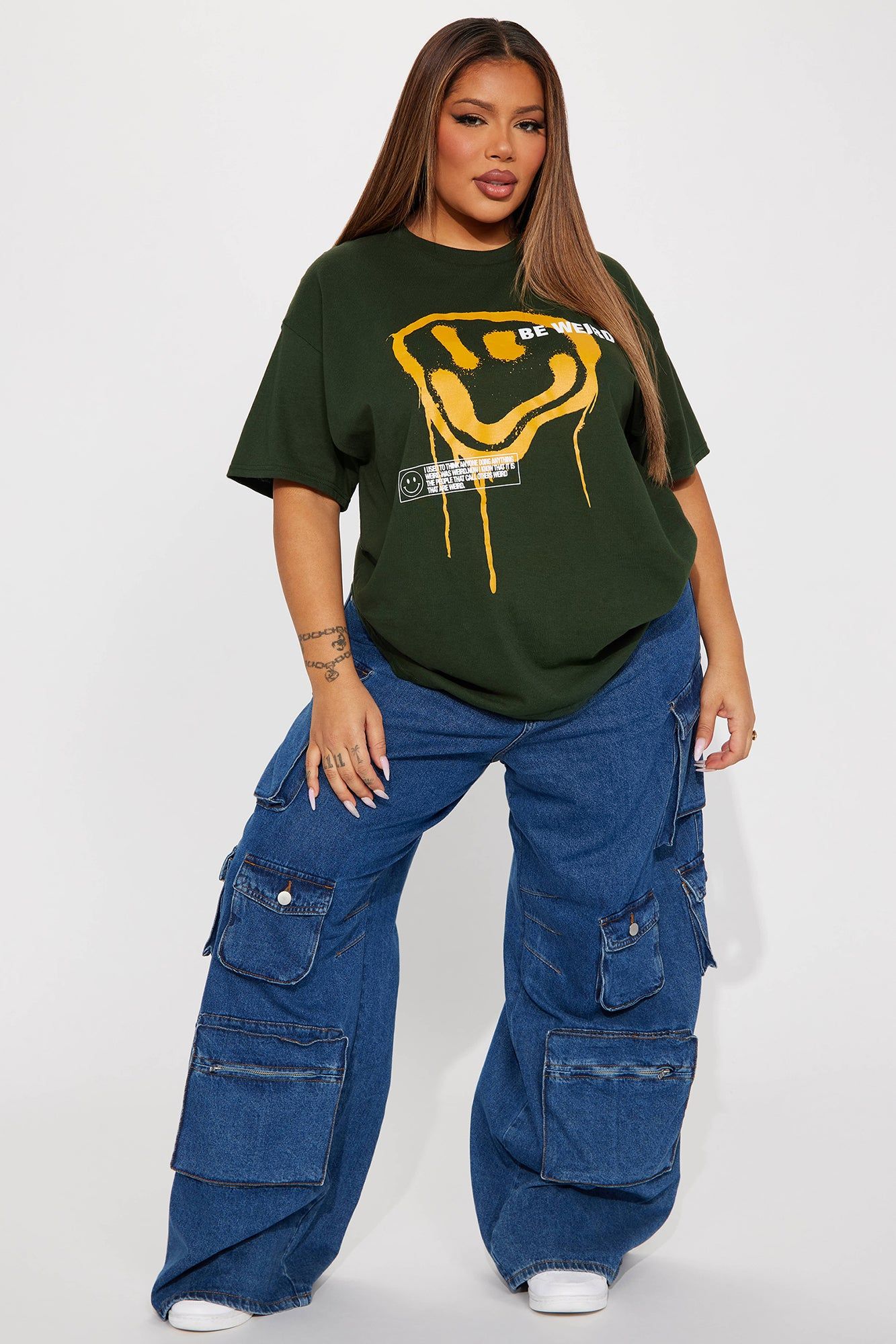 Be Weird Graphic Tee - Hunter sold by Fashion Nova product image thumbnail 5